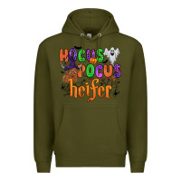 Army Green hocus pocus heifer Premium Hoodie - Zillion Design Studio