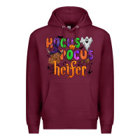 Burgundy hocus pocus heifer Premium Hoodie - Zillion Design Studio