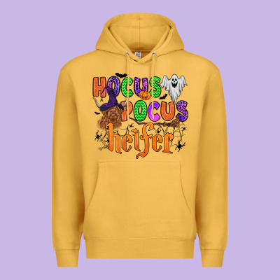 Hocus Pocus Heifer Premium Hoodie Designed By Zillion Design Studio