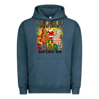 Pigment Midnight Navy torn between looki like a snack and eatin one Urban Hoodie - Zillion Design Studio