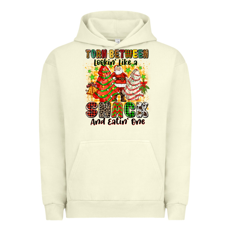 Torn Between Looki Like A Snack And Eatin One Urban Hoodie by Zillion Design Studio | Teevron