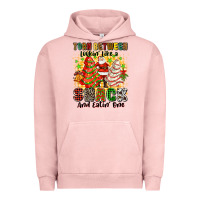 Pigment Salmon torn between looki like a snack and eatin one Urban Hoodie - Zillion Design Studio