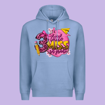 Little Miss 3 Rd Grade Premium Hoodie Designed By Texasbilliewilder