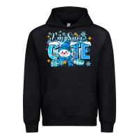 Black im snow cute Urban Hoodie - Zillion Design Studio