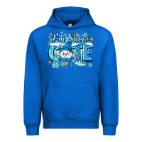 Cobalt im snow cute Urban Hoodie - Zillion Design Studio