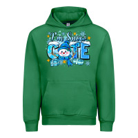 Emerald im snow cute Urban Hoodie - Zillion Design Studio