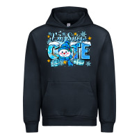 Navy im snow cute Urban Hoodie - Zillion Design Studio