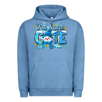 Pigment Pebble Blue im snow cute Urban Hoodie - Zillion Design Studio