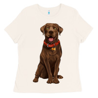 Bone chocolate lab labrador retriever Ladies Tee - Artiststas