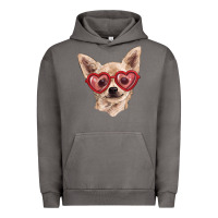 Pigment Tornado chihuahua dog with love glasses Urban Hoodie - RanaPortraitStore