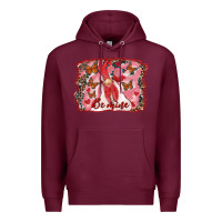 Burgundy be mine rooster Premium Hoodie - RanaPortraitStore