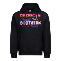 Black American heart southern soul Urban Hoodie - texasbilliewilder