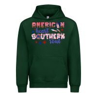 Forest Green American heart southern soul Urban Hoodie - texasbilliewilder