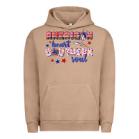 Pigment Burro American heart southern soul Urban Hoodie - texasbilliewilder