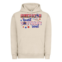 Pigment French Oak American heart southern soul Urban Hoodie - texasbilliewilder