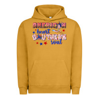Pigment Peanut Butter American heart southern soul Urban Hoodie - texasbilliewilder