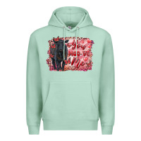 Seafoam you moo ve  me black angus Premium Hoodie - RanaPortraitStore