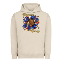 Pigment French Oak American honey with bee Urban Hoodie - texasbilliewilder