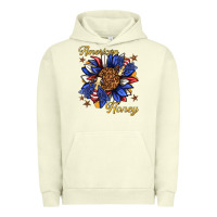 Pigment Pistachio American honey with bee Urban Hoodie - texasbilliewilder