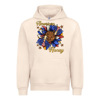 Sandshell American honey with bee Urban Hoodie - texasbilliewilder