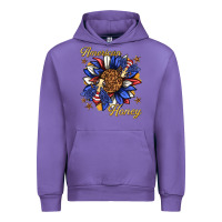 Tulip American honey with bee Urban Hoodie - texasbilliewilder