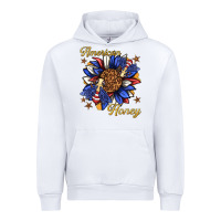 White American honey with bee Urban Hoodie - texasbilliewilder