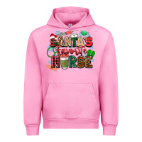 Fuchsia Pink santas favorite nurse Urban Hoodie - Zillion Design Studio
