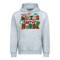 Heather Grey santas favorite nurse Urban Hoodie - Zillion Design Studio