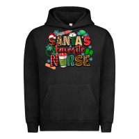 Pigment Black santas favorite nurse Urban Hoodie - Zillion Design Studio