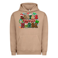 Pigment Burro santas favorite nurse Urban Hoodie - Zillion Design Studio
