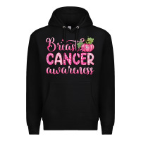 Black breast cancer awareness Premium Hoodie - Zillion Design Studio