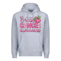 Heather Grey breast cancer awareness Premium Hoodie - Zillion Design Studio