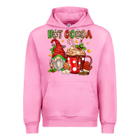 Fuchsia Pink hot cocoa gnome Urban Hoodie - Zillion Design Studio
