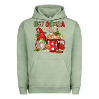 Pigment Oil Green hot cocoa gnome Urban Hoodie - Zillion Design Studio