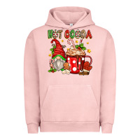 Pigment Salmon hot cocoa gnome Urban Hoodie - Zillion Design Studio