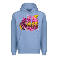 Colony Blue little miss 4th grade Premium Hoodie - texasbilliewilder