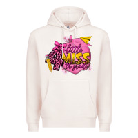 Pale Pink little miss 4th grade Premium Hoodie - texasbilliewilder