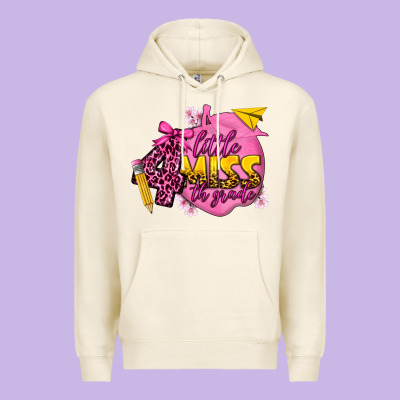 Little Miss 4th Grade Premium Hoodie Designed By Texasbilliewilder