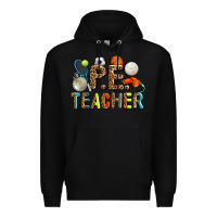 Black pe teacher Premium Hoodie - AdoDesignShop