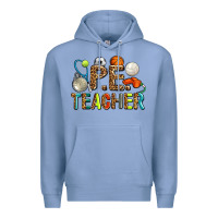 Colony Blue pe teacher Premium Hoodie - AdoDesignShop