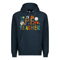 Navy pe teacher Premium Hoodie - AdoDesignShop