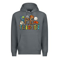 Rock pe teacher Premium Hoodie - AdoDesignShop
