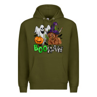 Army Green boohaw Premium Hoodie - Zillion Design Studio