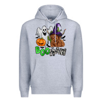 Heather Grey boohaw Premium Hoodie - Zillion Design Studio