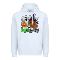 White boohaw Premium Hoodie - Zillion Design Studio