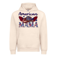 Sandshell American mama with cowboy Urban Hoodie - texasbilliewilder