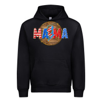Black American mama with lightning bolt Urban Hoodie - texasbilliewilder