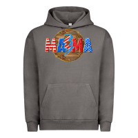 Pigment Tornado American mama with lightning bolt Urban Hoodie - texasbilliewilder