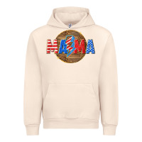 Sandshell American mama with lightning bolt Urban Hoodie - texasbilliewilder