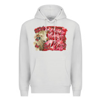 Dove Grey valentine's day you moo ve me charolais cow Premium Hoodie - RanaPortraitStore